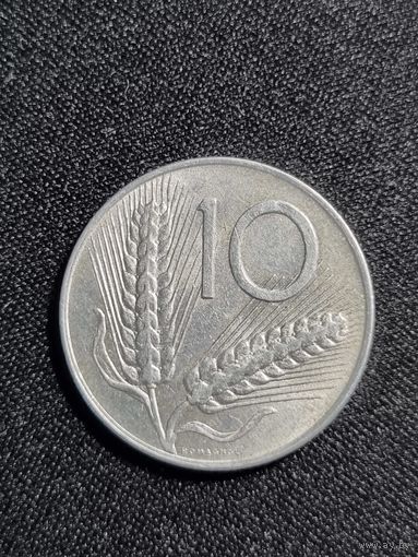 Италия 10 лир  1976