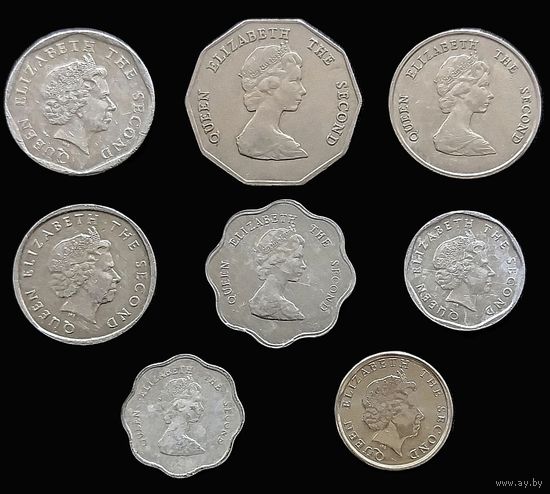 8 МОНЕТ ВОСТОЧНЫЕ КАРИБЫ