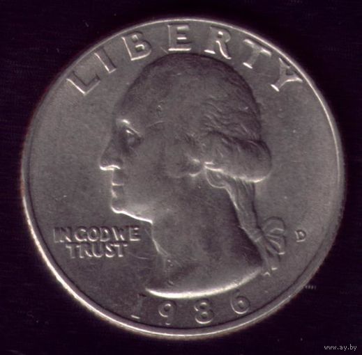 1 квотер 1986 год США D