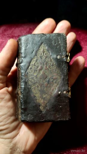 Псалтырь карманный 1712г.Тройная позолота блока!