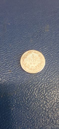 Дания 4 ригсмонт-скиллинг 1854