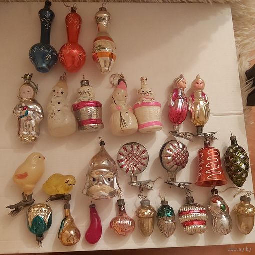 Лотом ,ёлочные игрушки