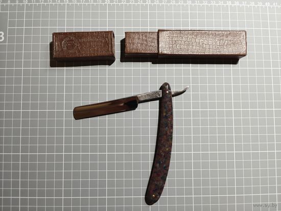 Опасная бритва спорт 3-д стиз 50 г. Состояние отличное с коробкой