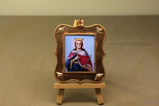 Паломническая Икона св. Екатерина. Распродажа коллекции вещей. С РУБЛЯ! АУКЦИОН!