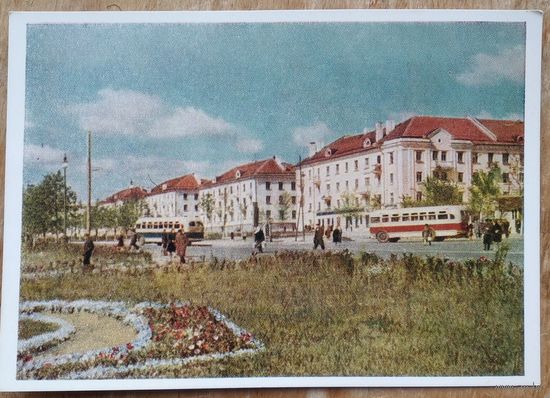 Минск. Рабочий поселок автозавода. 1954 г. Чистая.