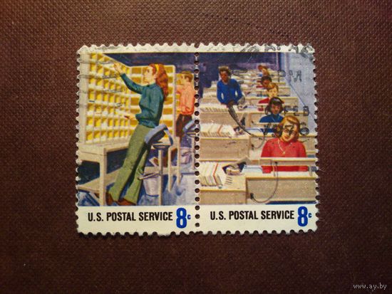 США 1973 г.Сотрудники почтовой службы./17а/