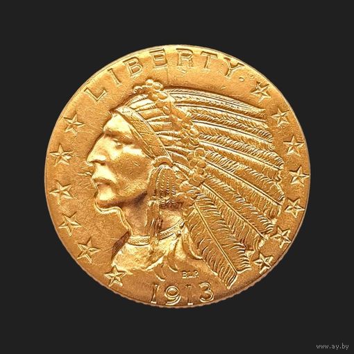5 $ индеец 1913г.