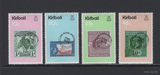Почта Кирибати /Kiribati 1979** Океания, Марки колоний, Памяти Р.Хилла  Mi#338-341