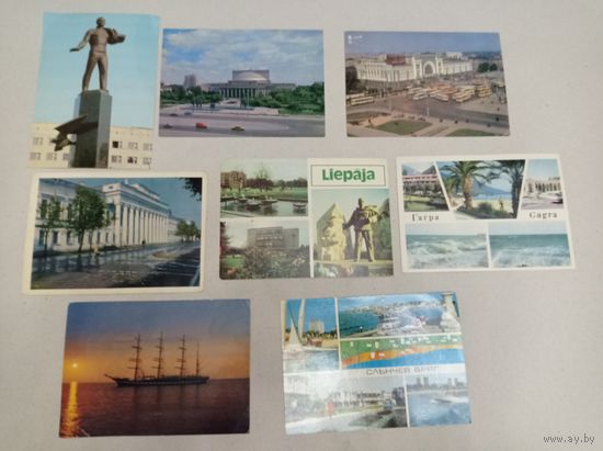 Открытки СССР, фото открытки , Новосибирск, Смоленская область, Казань и др.   ь