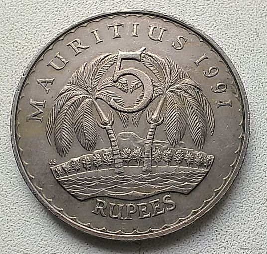 Маврикий 5 рупий, 1991 7-13-4