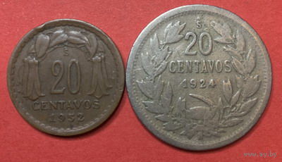 Чили 2 монеты