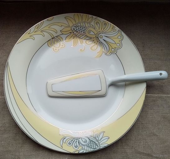 Блюдо 27 см и лопатка для торта