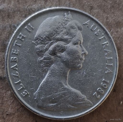 Австралия 10 центов 1982 г.,  КМ# 65