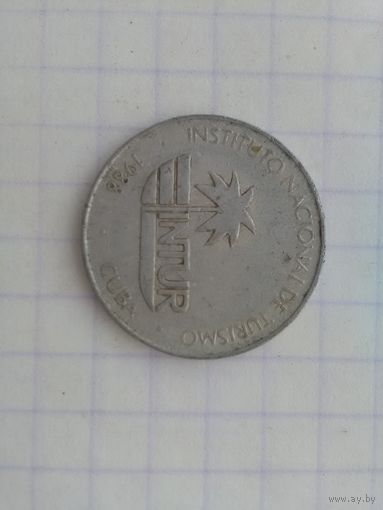 10 центов 1988 г. Куба.