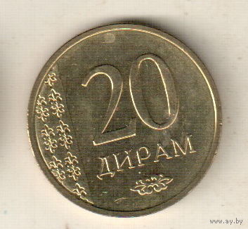 Таджикистан 20 дирам 2015
