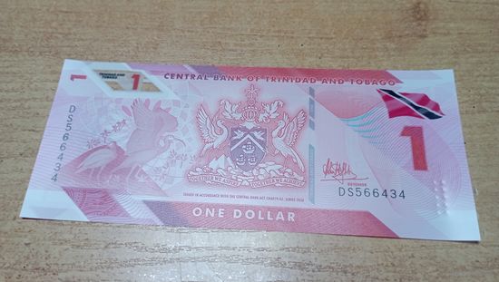 1 доллар 2020 года Тринидада и Тобаго пластик **566434