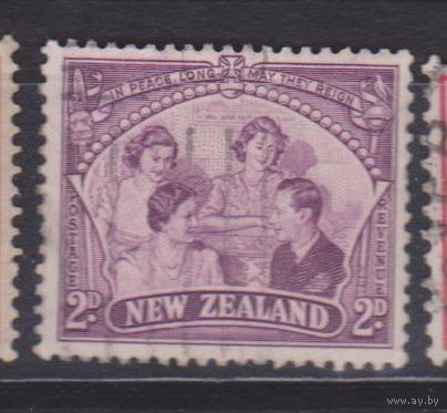 Рождество колония Англии Королевская семья Новая Зеландия 1946 год Лот 12