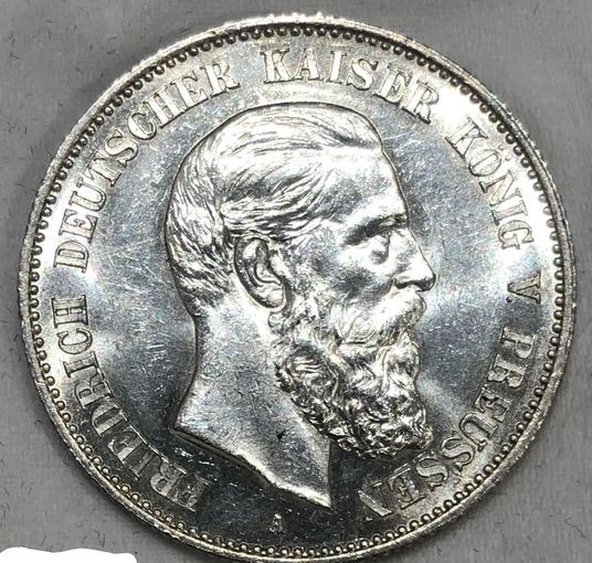 2 марки 1888 Пруссия Фридрих ярчайшая!