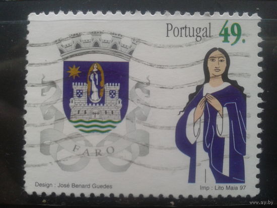 Португалия, 1997. Герб района Фаро