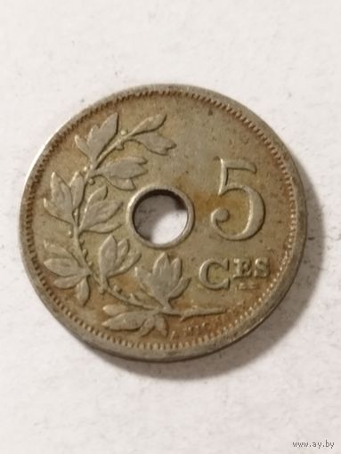 Бельгия 5 сентим 1904