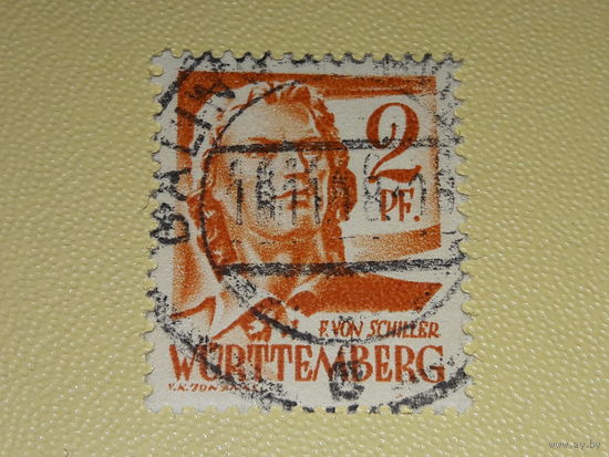 Германия 1947, 1948, 1949 Французская зона оккупации. Вюртемберг