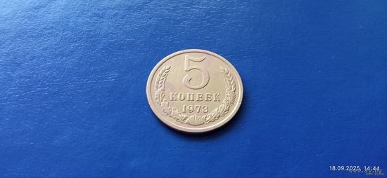 5 копеек 1973 год СССР (Состояние на фото)