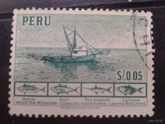 Перу, 1952. Рыболовное судно