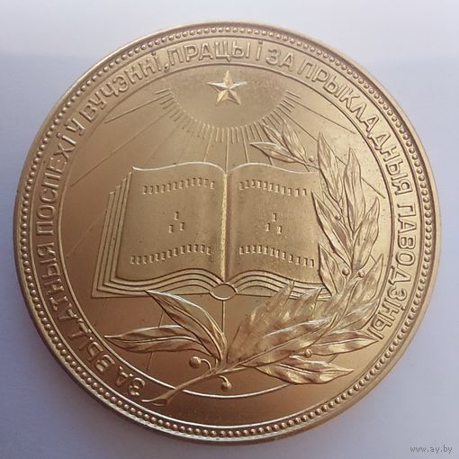Золотая школьная медаль В ИДЕАЛЕ "За выдатныя поспехi у вучэннi" с 1 рубля