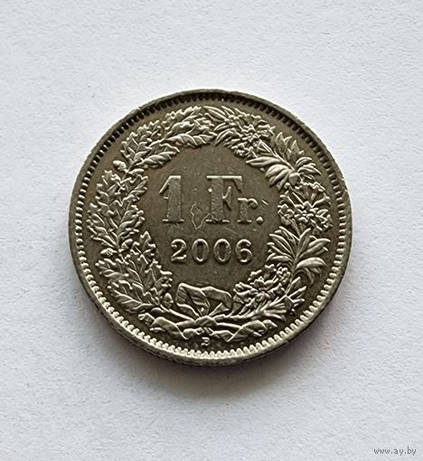 Швейцария 1 франк, 2006