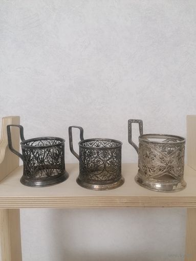 Подстаканники СССР, скань