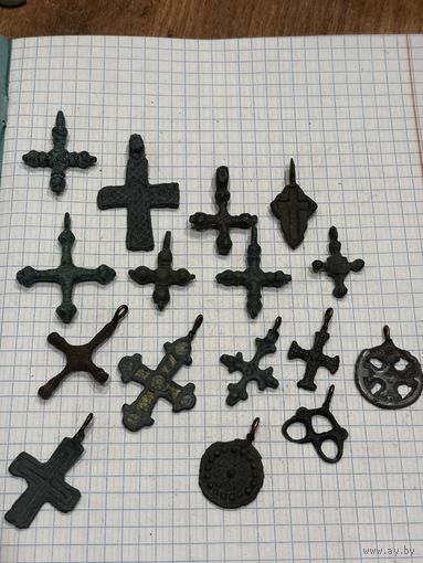 Крестики разные, с рубля, три дня