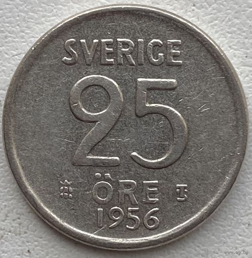Швеция 25 эре 1956 г.