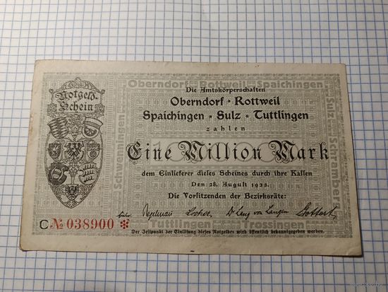 Германия  1 миллион марок (12)