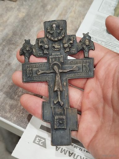 Крупный наперсный крест 19-20 ва