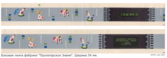 Спичечные этикетки. Сувенирная лента.Номер по каталогу Голубцова - 167а