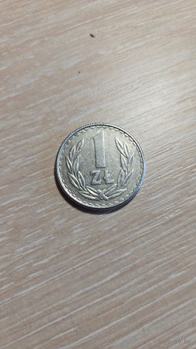 Польша 1 злотых 1987 год