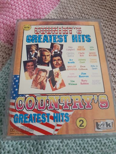 Кассеты COUNTRY'S GREATEST HITS.