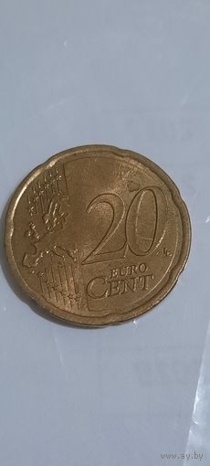 Австрия 20 евроцентов 2008