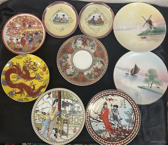 Тарелки Блюдца Пиалы Соусницы Розетки Винтаж Раритет Клейма Подарки Фарфор Керамика Позолота Серебрение