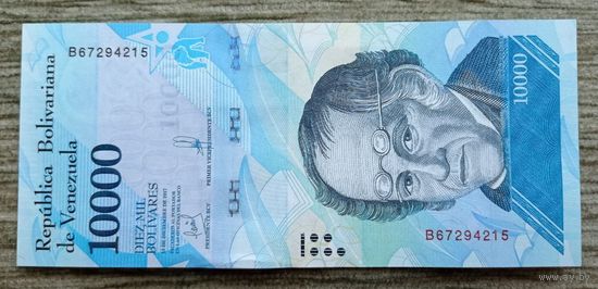 Werty71 Венесуэла 10000 боливар 2017 UNC банкнота
