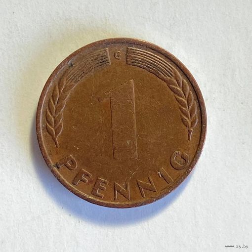 ФРГ 1 пфенниг 1950 G