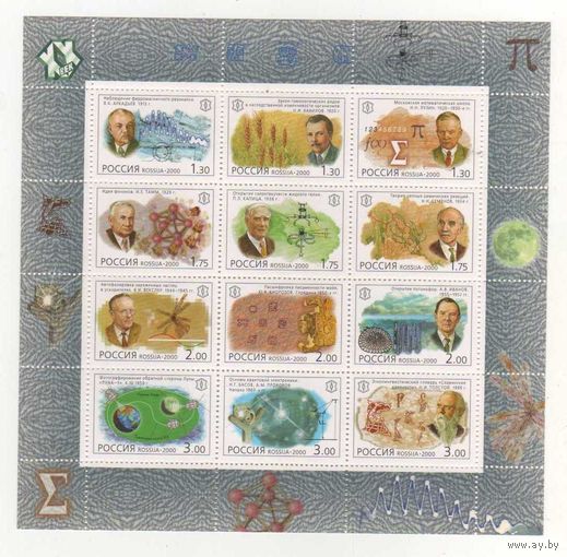 ВНИМАТЕЛЬНО ЧИТАЙТЕ ОПИСАНИЕ!2000, 28 ноября. Россия. ХХ век. Техника.Малый лист 3х4.