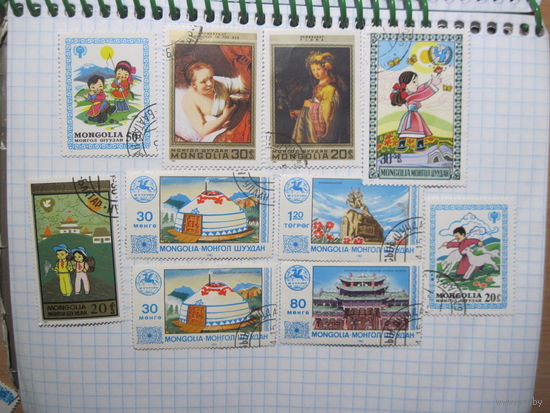 10 марок Монголии с рубля!