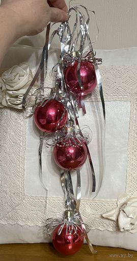 Ёлочная игрушка СССР !!! ПОДВЕСКА!!! РЕДКАЯ!!! С РУБЛЯ!!!