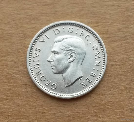 Великобритания, 3 пенса 1937 г., серебро 0.500, Георг VI (1936-1952)