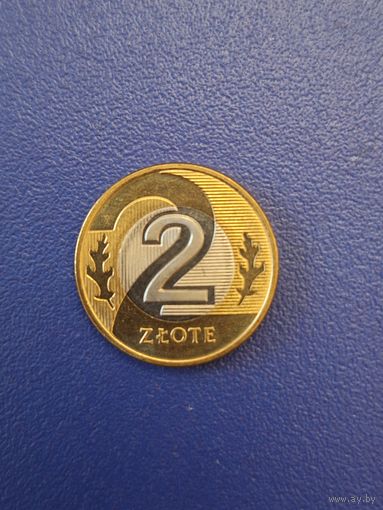 Польша 2 злотых 2025 года. "Свежак" для любителей погодовки