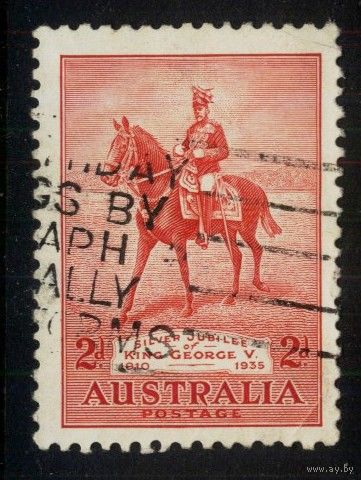 Австралия - 1935 [Mi. 129] Гашеная (AU01)