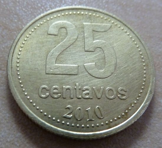 25 сентавос 2010 Аргентина