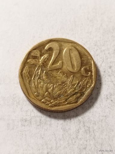 ЮАР 20 центов 2016