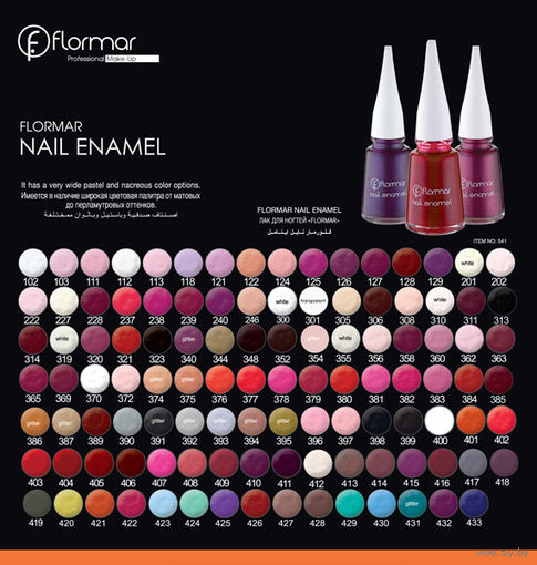 ЛАКИ для ногтей FLORMAR